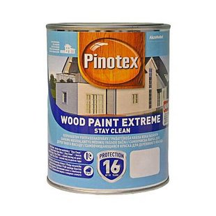 Фарба на водній основі Pinotex Wood Paint Extreme, 1 л, білий, матовий 67869 фото