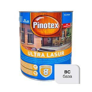 Лазур для захисту деревини Pinotex Ultra Lasur, 3 л, безбарвний, напівглянсовий 4740182718619 фото